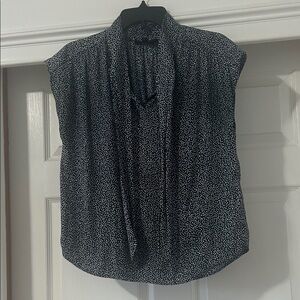 Banana Republic Black and White Blouse
